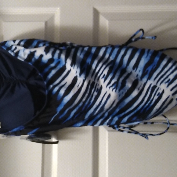 New Rachel Roy Blue Zebra Suit (M) - Picture 12 of 12